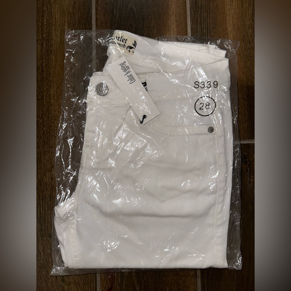 Scarlet boulevard white skinny pants